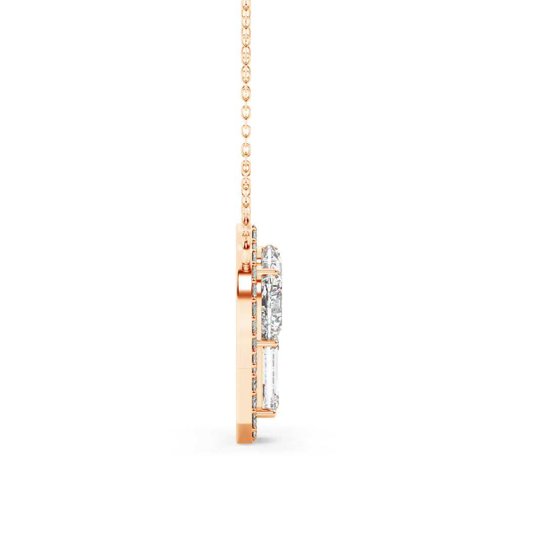 Contemporary Lab Grown Diamond Mangalsutra by Stefee Jewels