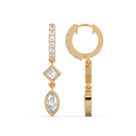 Load image into Gallery viewer, Glittering Grace Lab Grown Diamond Drop Earrings by Stefee Jewels
