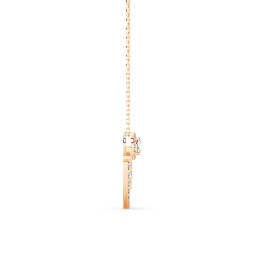 Moonshine Lab Grown Diamond Studded Pendants by Stefee Jewels