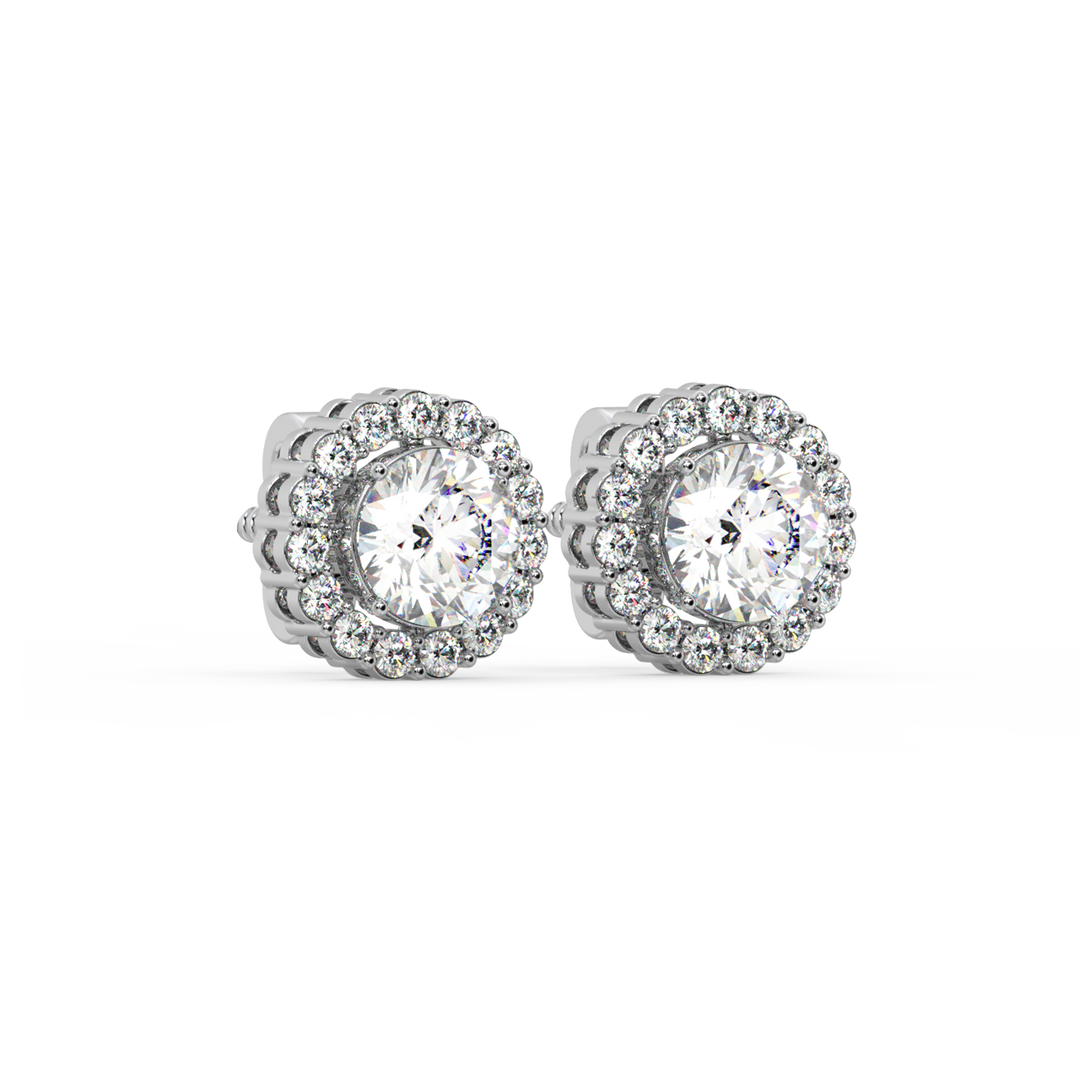 Gleaming Stone Lab Grown Diamond  Pendant Set by Stefee Jewels