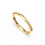 Load image into Gallery viewer, Stacking Band Ring with 9 Lab Grown Diamond Ring by Stefee Jewels