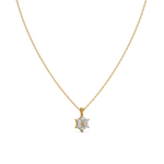 Load image into Gallery viewer, Gleaming Boom  Lab Grown Diamond  Pendant Set by Stefee Jewels
