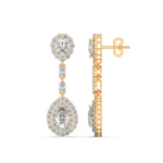 Load image into Gallery viewer, Classic Round  Lab Grown Diamond Ear Studs By Stefee Jewels
