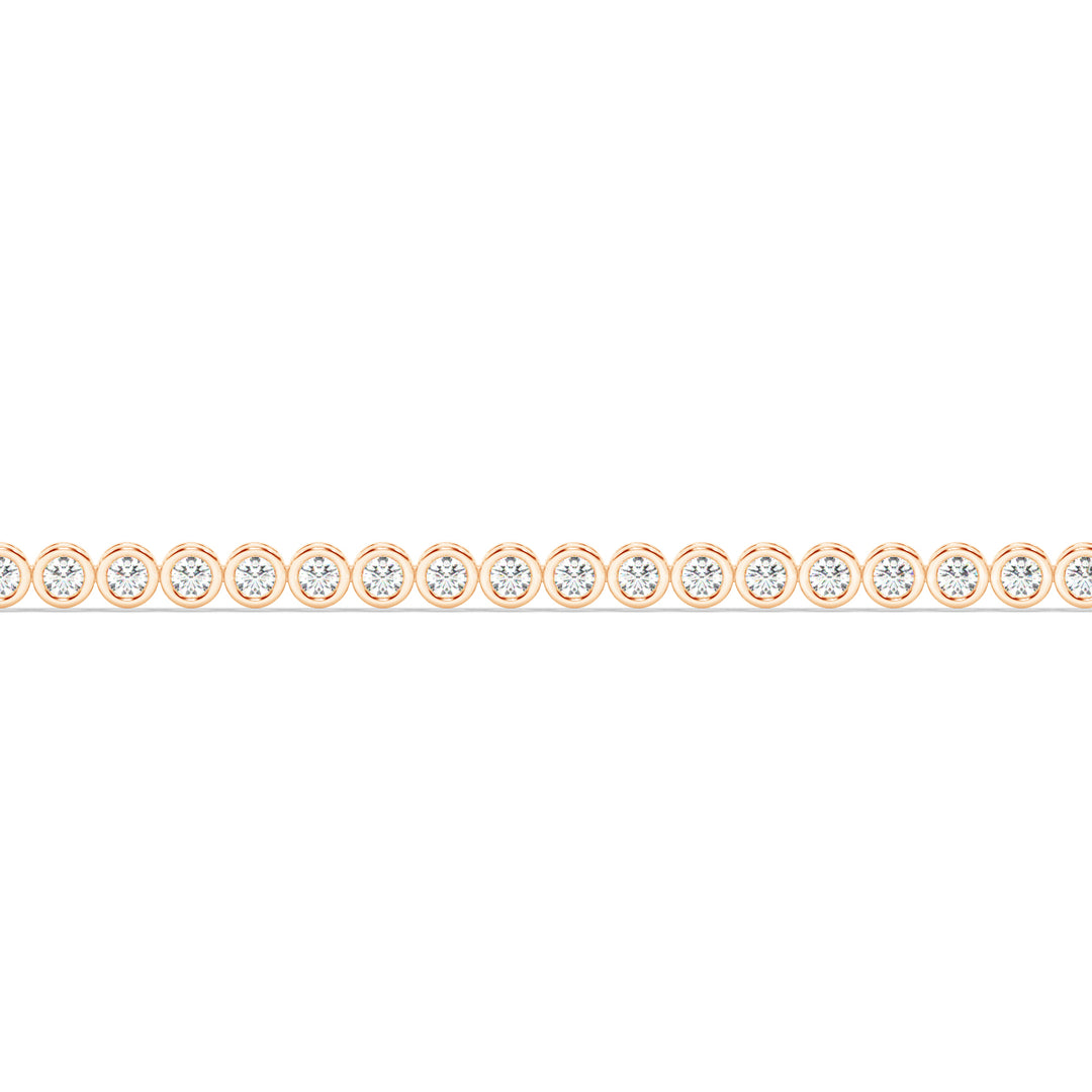 Minimalist Lab Grown Diamond Bracelet by Stefee Jewels