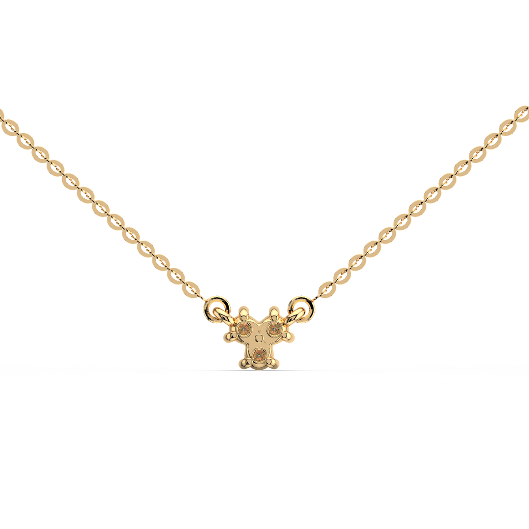 Mixed Cluster Lab Grown Diamond Pendant by Stefee