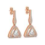 Load image into Gallery viewer, Moderm Geometric Lab Grown Diamond  Studs By Stefee Jewels
