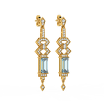 Load image into Gallery viewer, Pure Glow Lab Grown Diamond Drop Earrings by Stefee Jewels
