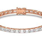 Load image into Gallery viewer, Radiant Lab Grown Diamond Tennis Bracelets by Stefee Jewels
