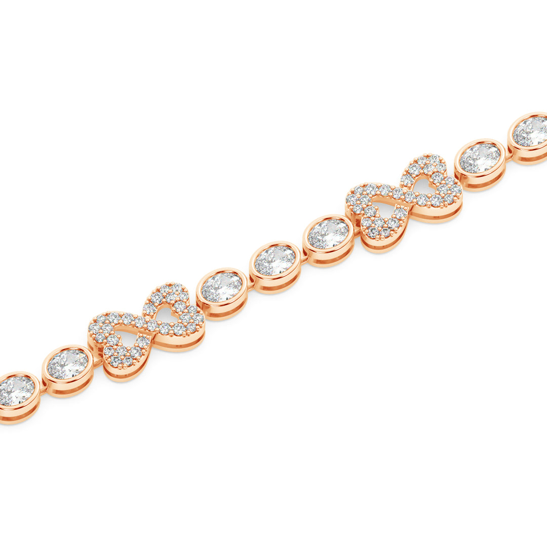 Exquisite Lab Grown Diamond Bracelet by Stefee Jewels