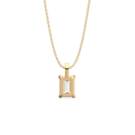 Load image into Gallery viewer, Solitaire Emerald Lab Grown Diamond Pendant by Stefee