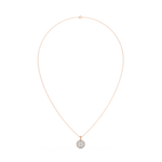 Load image into Gallery viewer, Glitzy Floral Lab Grown Diamond  Pendant Set by Stefee Jewels