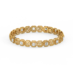 Load image into Gallery viewer, Bridal  Lab Grown Diamond Bracelet with sparkling  by Stefee Jewels
