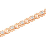 Load image into Gallery viewer, Bridal  Lab Grown Diamond Bracelet with sparkling  by Stefee Jewels