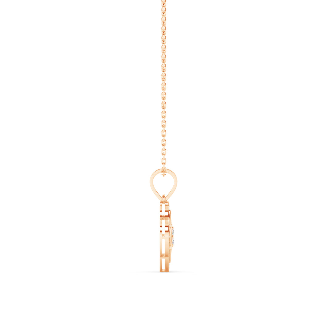 Lab Grown Diamond Apex Pendant by Stefee Jewels