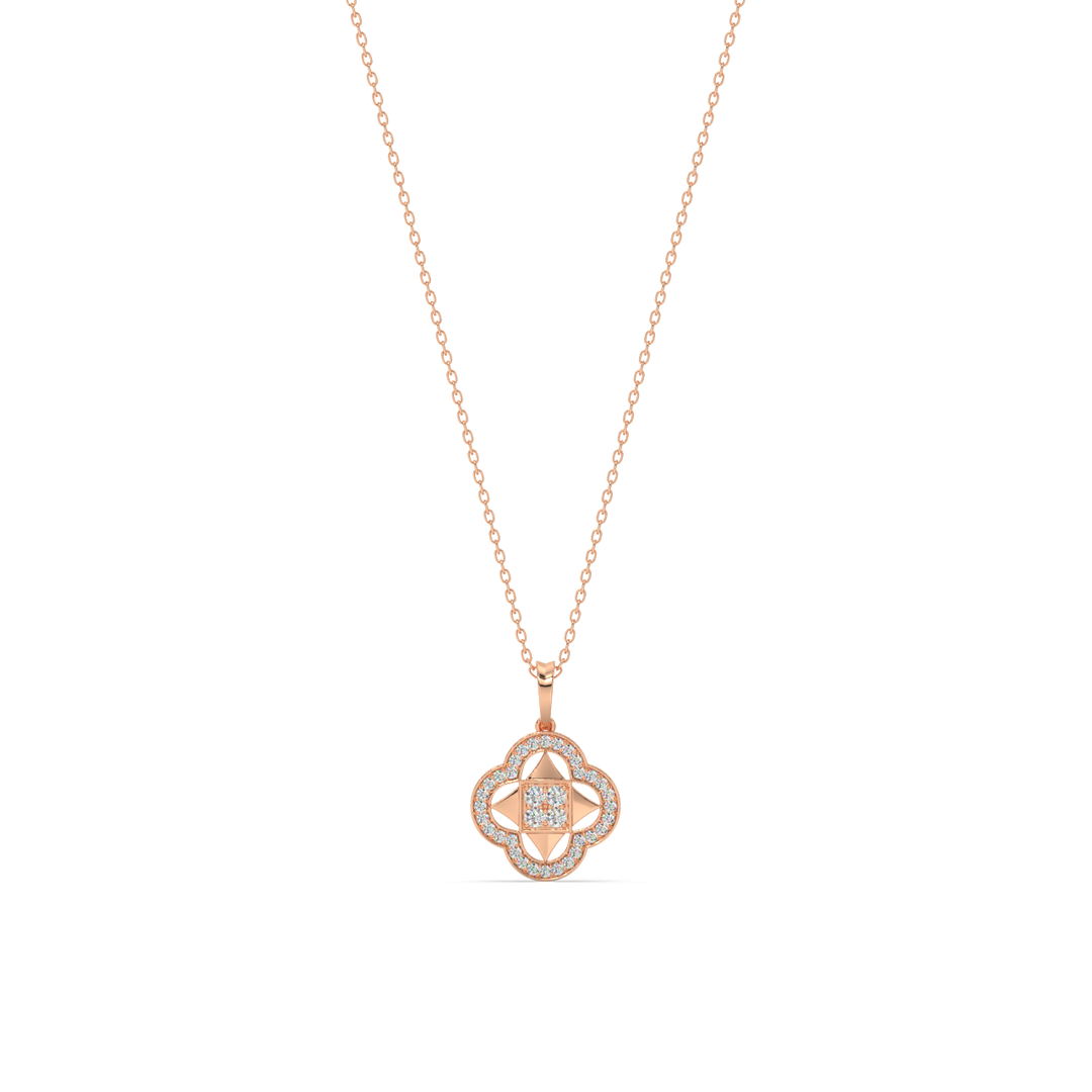 Lab Grown Diamond Apex Pendant by Stefee Jewels