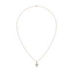 Load image into Gallery viewer, Graceful Contours  Lab Grown Diamond  Pendant Set by Stefee Jewels