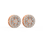 Load image into Gallery viewer, Glitzy Floral Lab Grown Diamond  Pendant Set by Stefee Jewels
