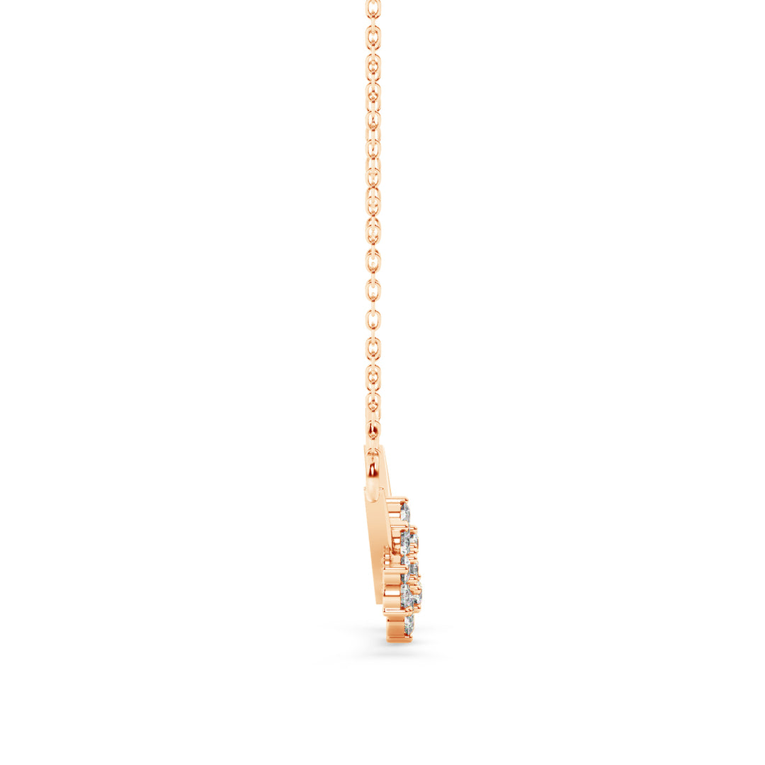 Elegant Blossom Lab Grown Diamond Mangalsutra by Stefee Jewels