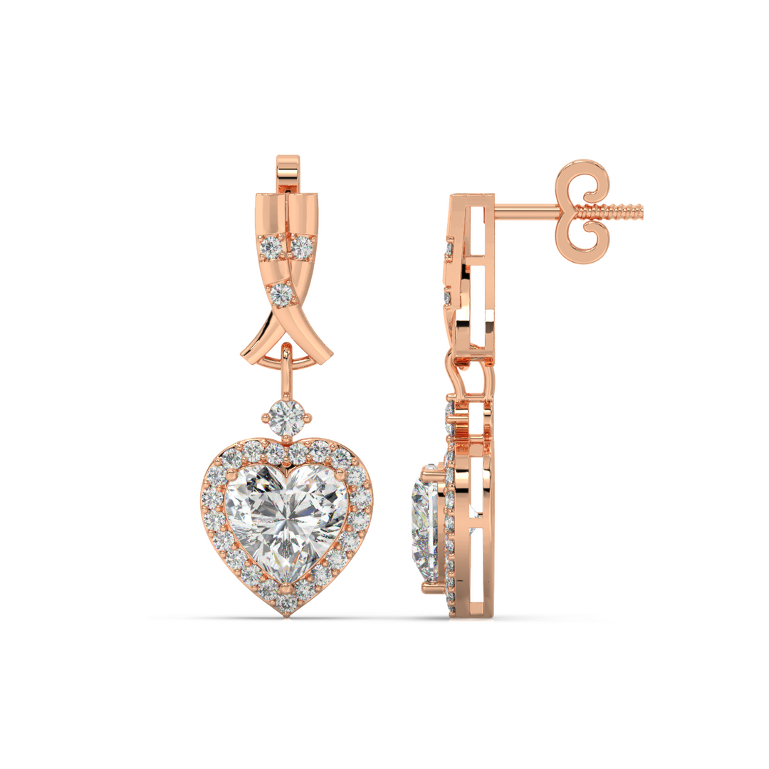 Timeless Treasures Lab Grown Diamond Drop Earrings by Stefee Jewels