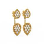 Load image into Gallery viewer, Pear Shaped Diamond Earrings By Stefee Jewels
