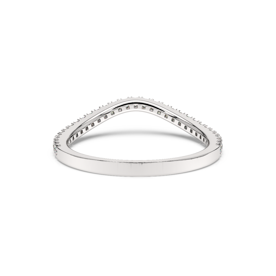 Rippling Round Lab Grown Diamonds Ring  by Stefee