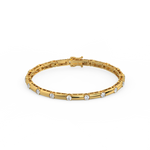 Load image into Gallery viewer, Glittering Delight Lab Grown Diamond Bracelets by Stefee Jewels