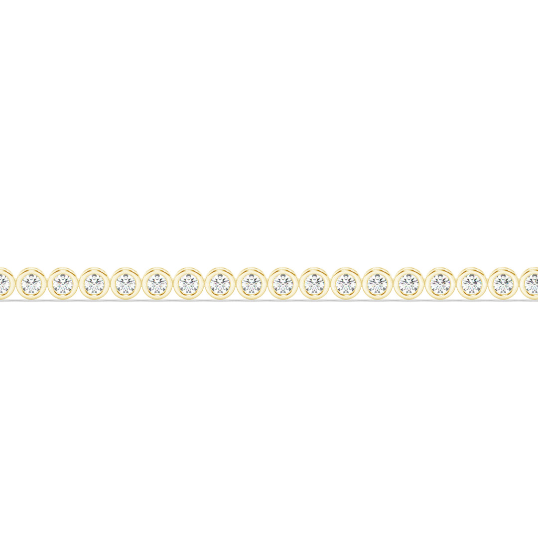 Minimalist Lab Grown Diamond Bracelet by Stefee Jewels