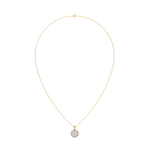 Load image into Gallery viewer, Glitzy Floral Lab Grown Diamond  Pendant Set by Stefee Jewels