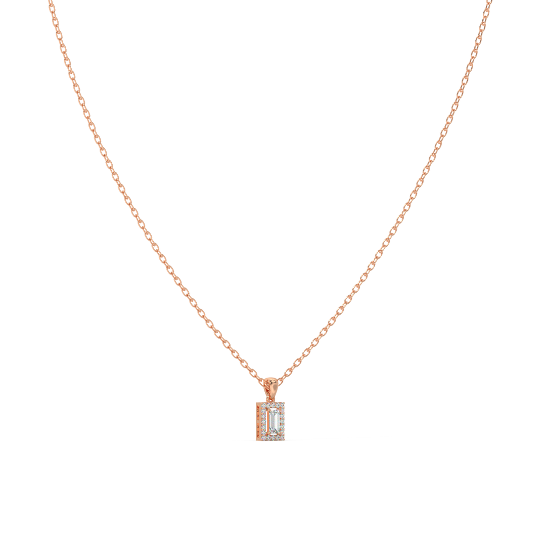 Brilliant Shine  Lab Grown Diamond  Pendant Set by Stefee Jewels