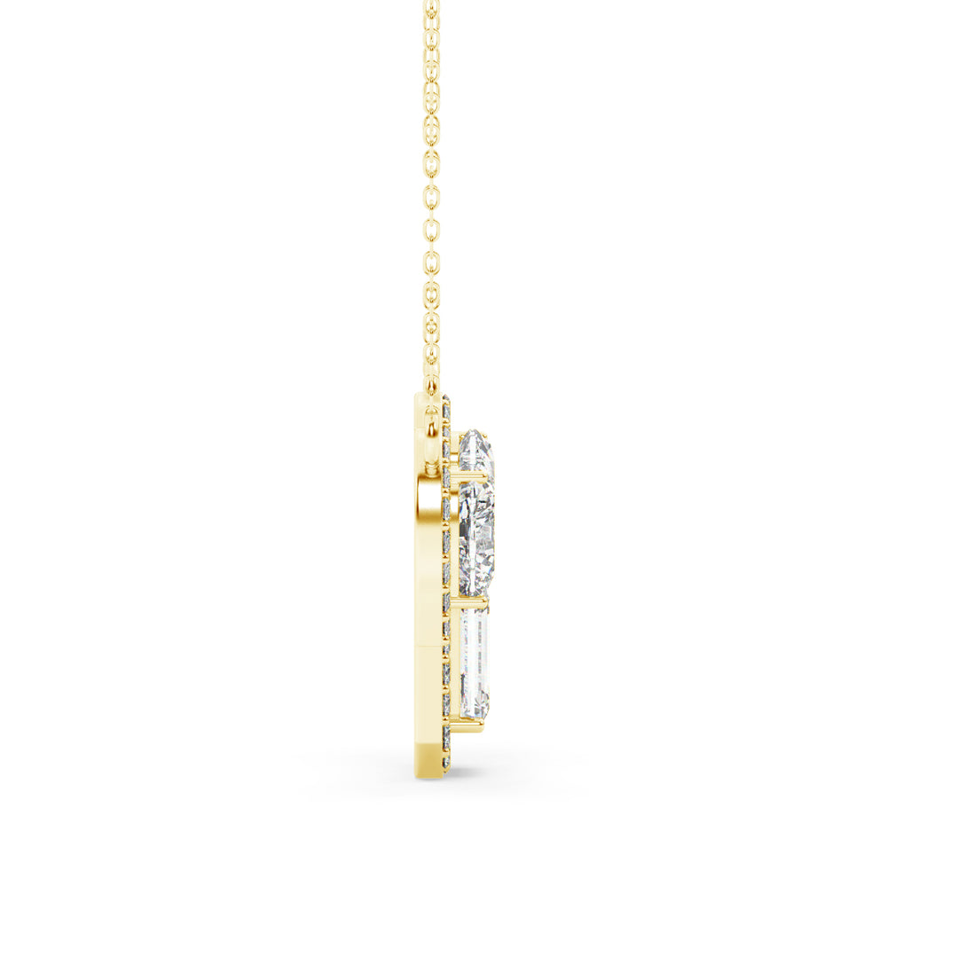 Contemporary Lab Grown Diamond Mangalsutra by Stefee Jewels