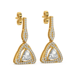 Load image into Gallery viewer, Moderm Geometric Lab Grown Diamond  Studs By Stefee Jewels
