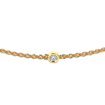 Load image into Gallery viewer, Bazel Set 5 Lab Grown Diamond Bracelet by Stefee
