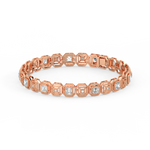 Load image into Gallery viewer, Bridal  Lab Grown Diamond Bracelet with sparkling  by Stefee Jewels
