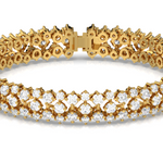 Load image into Gallery viewer, Gracefull Link Lab Grown Diamond Bracelet by Stefee Jewels
