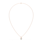 Load image into Gallery viewer, Gleaming Stone Lab Grown Diamond  Pendant Set by Stefee Jewels