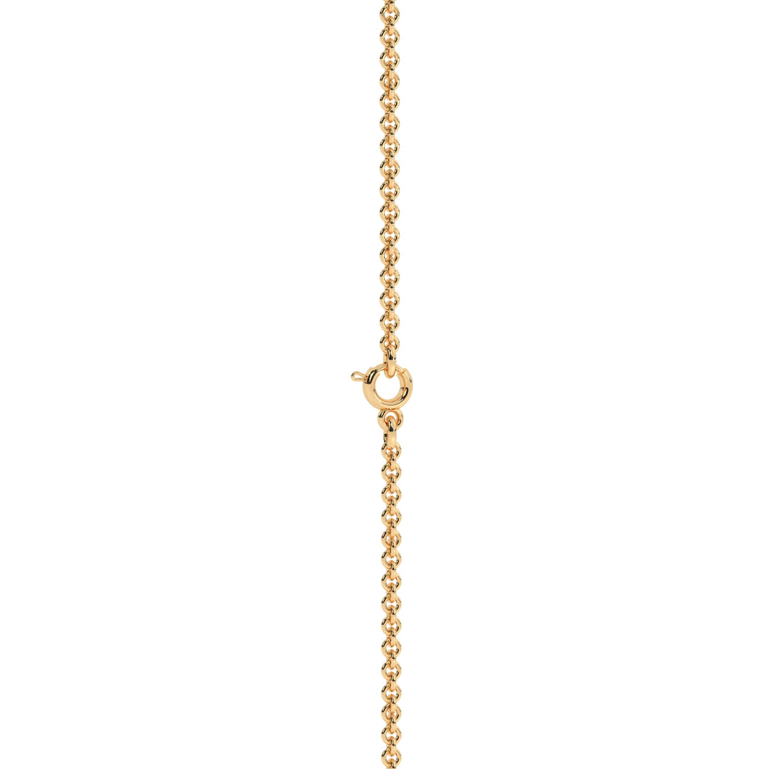 Open Circle Lab Grown Diamond Pendant Large by Stefee