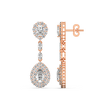 Load image into Gallery viewer, Classic Round  Lab Grown Diamond Ear Studs By Stefee Jewels
