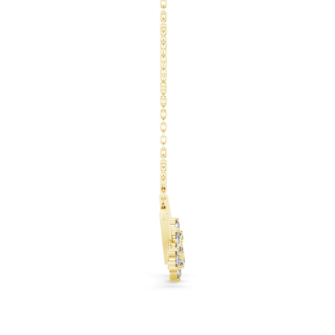 Elegant Blossom Lab Grown Diamond Mangalsutra by Stefee Jewels