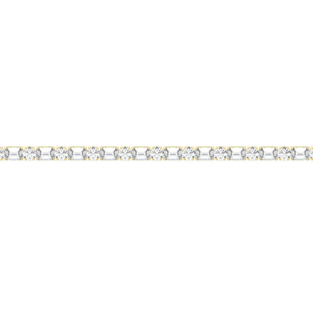 Geometric Lab Grown Diamond Bracelet for every occasion  by Stefee Jewels