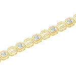 Load image into Gallery viewer, Bridal  Lab Grown Diamond Bracelet with sparkling  by Stefee Jewels