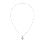 Load image into Gallery viewer, Blooming Radiance Lab Grown Diamond  Pendant Set by Stefee Jewels