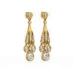 Load image into Gallery viewer, Ambrosia Star Lab Grown Diamond Drop Earrings by Stefee Jewels
