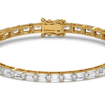 Load image into Gallery viewer, Radiant Lab Grown Diamond Tennis Bracelets by Stefee Jewels