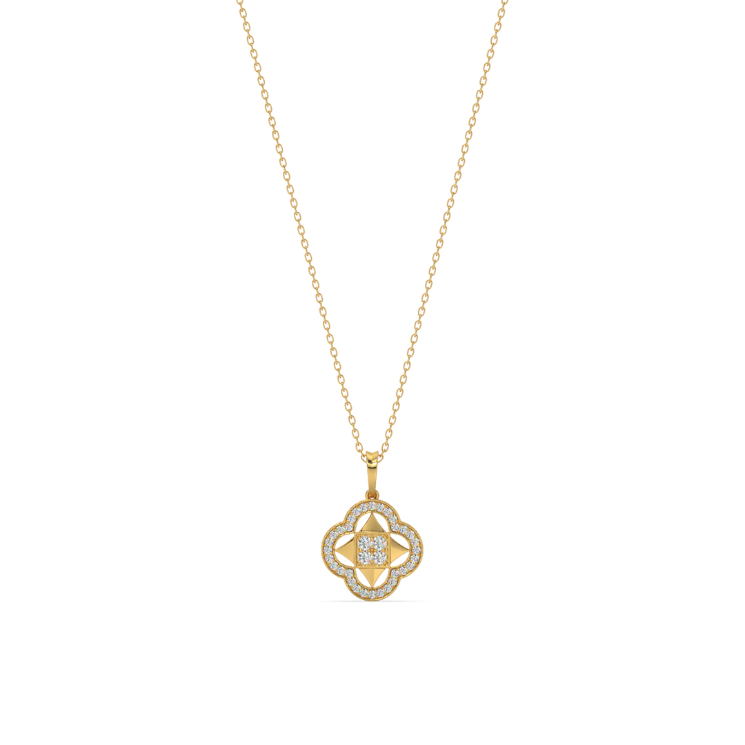 Lab Grown Diamond Apex Pendant by Stefee Jewels