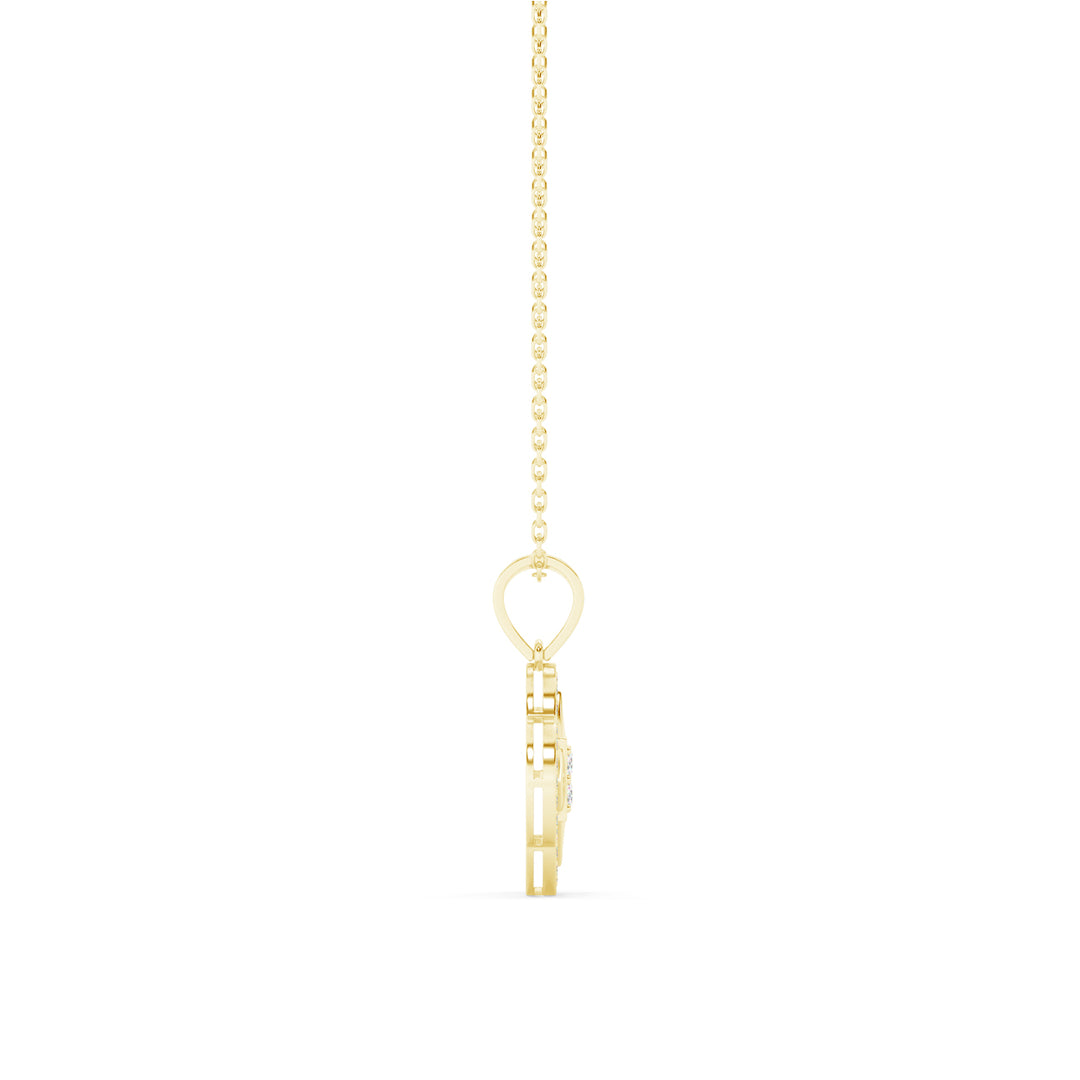 Lab Grown Diamond Apex Pendant by Stefee Jewels