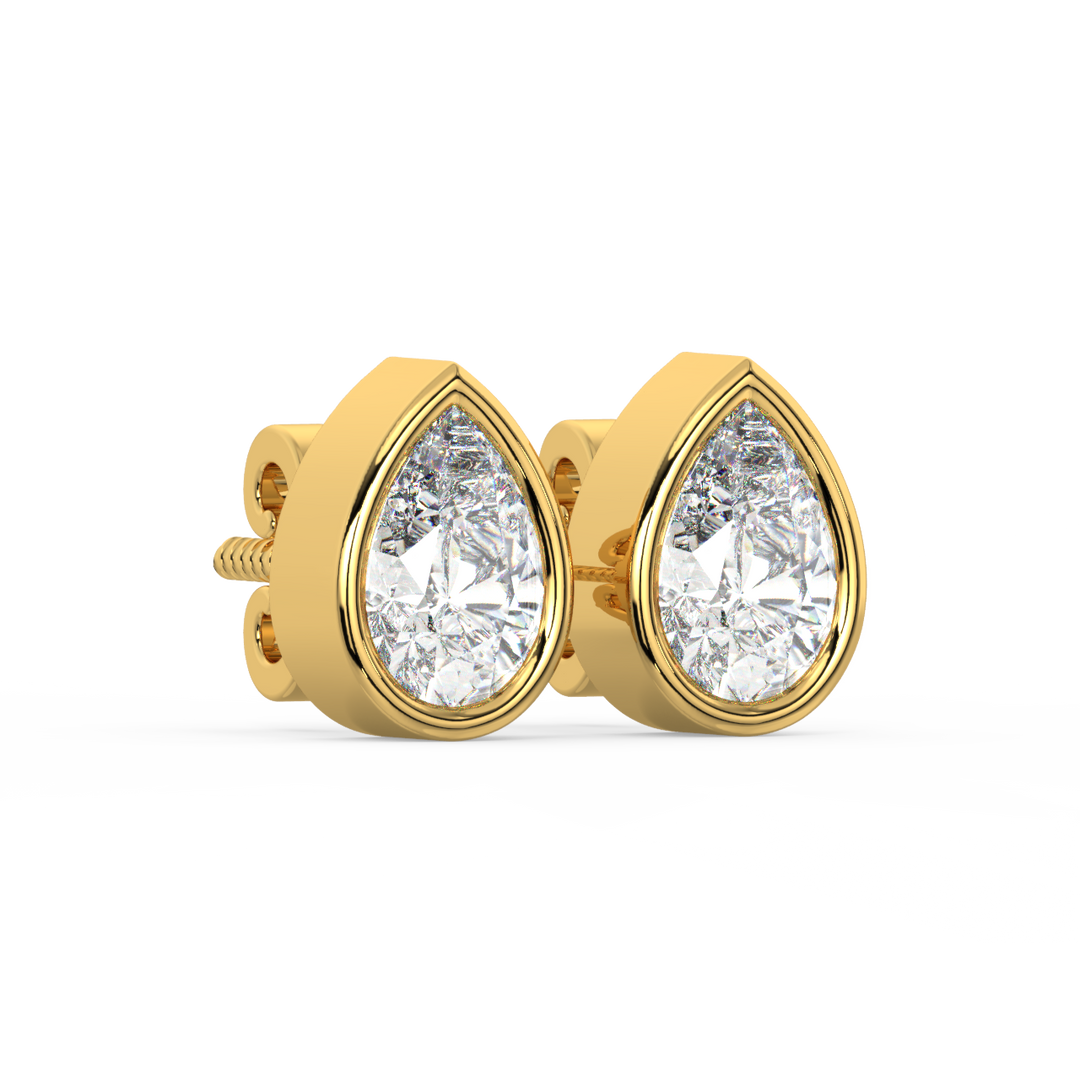 Timeless Twinkle Lab Grown Diamond Stud Earrings by Stefee Jewels