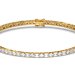 Load image into Gallery viewer, Geometric Lab Grown Diamond Bracelet for every occasion  by Stefee Jewels
