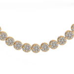 Load image into Gallery viewer, Cluster Lab Grown Diamond Bracelet By Stefee