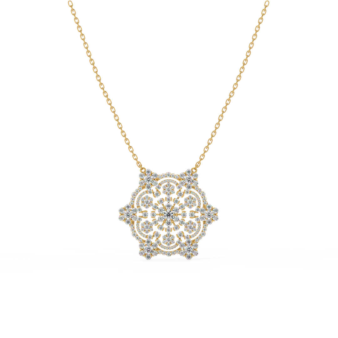 Radiant Gem Lab Grown Diamond Pendant by Stefee Jewels