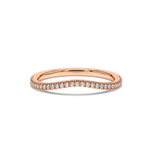 Load image into Gallery viewer, Slight Rippling Round Lab Grown Diamond Ring by Stefee Jewels